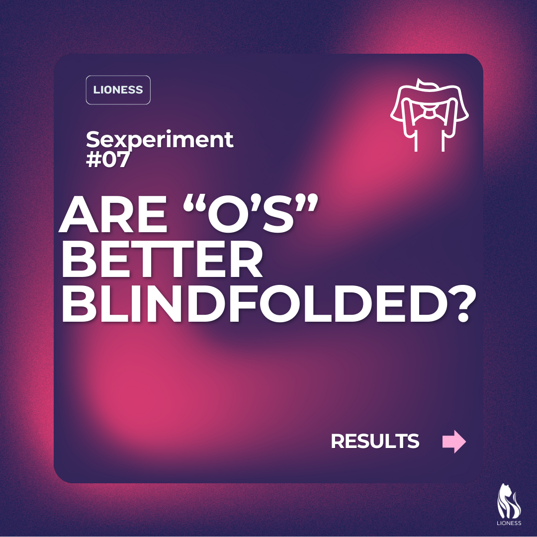 Sexperiment Results: Do blindfolds make orgasms and arousal better?